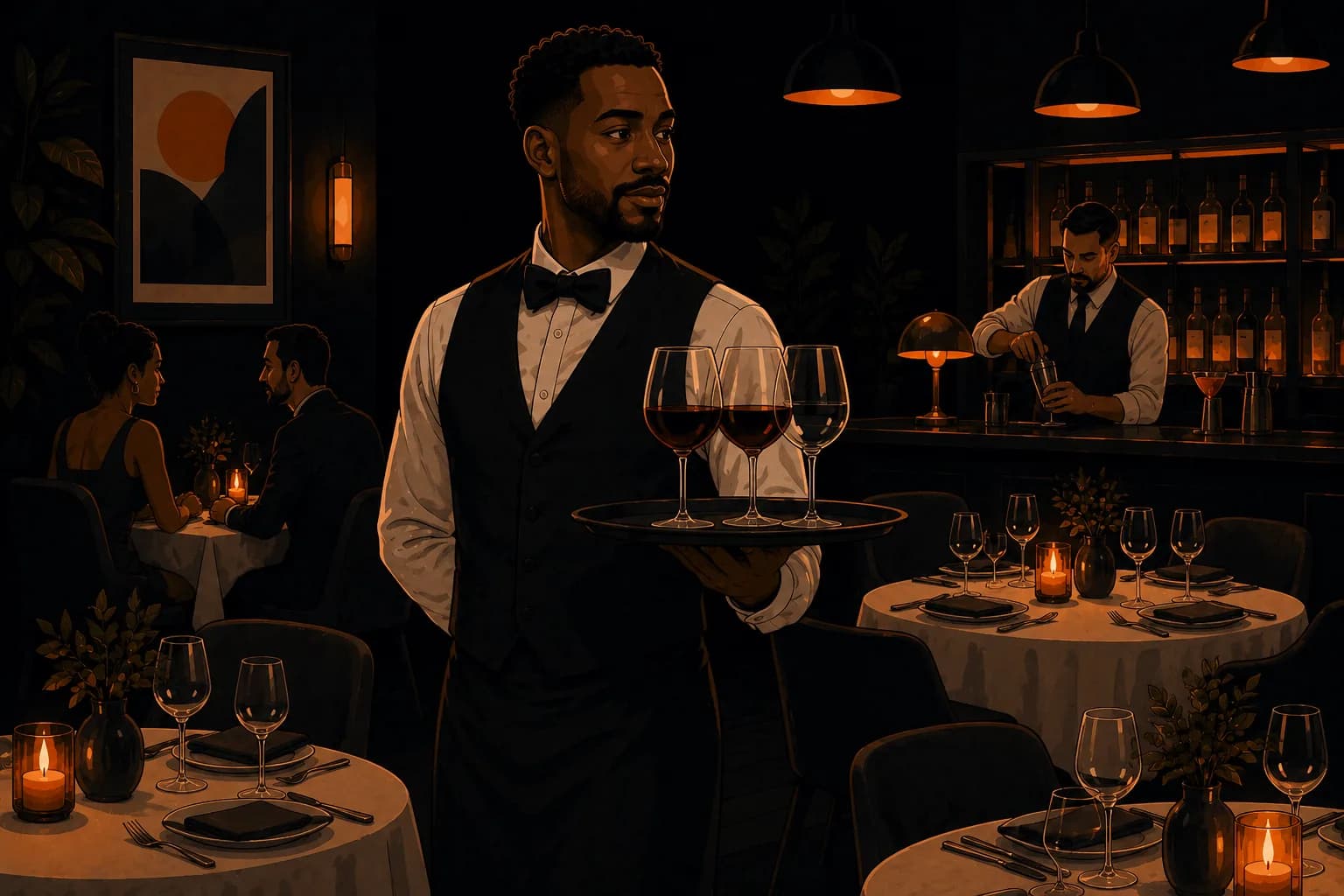 Service en salle